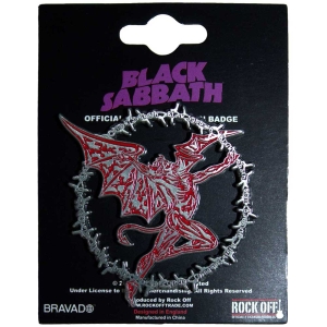 Black Sabbath - Daemon Ring Pin Badge in the group MERCHANDISE / Merch / Hårdrock at Bengans Skivbutik AB (5537275)