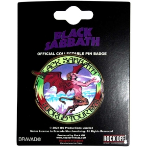 Black Sabbath - World Tour 1978 Pin Badge in the group MERCHANDISE / Merch / Hårdrock at Bengans Skivbutik AB (5537276)