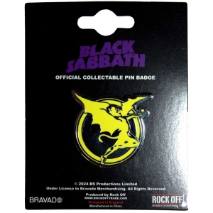 Black Sabbath - Never Say Die Pin Badge in the group MERCHANDISE / Merch / Hårdrock at Bengans Skivbutik AB (5537277)