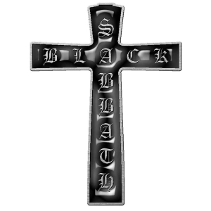 Black Sabbath - Cross Pin Badge in the group MERCHANDISE at Bengans Skivbutik AB (5537278)