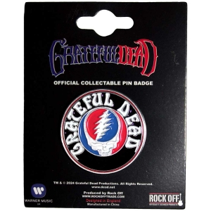 Grateful Dead - Steal Your Face Logo Pin Badge in the group MERCHANDISE / Merch / Pop-Rock at Bengans Skivbutik AB (5537309)