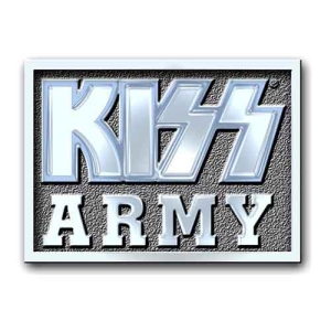 Kiss - Army Block Pin Badge in the group MERCHANDISE at Bengans Skivbutik AB (5537337)