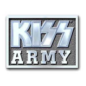 Kiss - Army Block Pin Badge in the group MERCHANDISE / Merch / Hårdrock at Bengans Skivbutik AB (5537337)