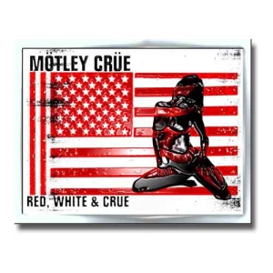 Motley Crue - Red White & Crue Logo Pin Badge in the group MERCHANDISE / Merch / Hårdrock at Bengans Skivbutik AB (5537355)