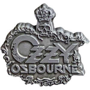 Ozzy Osbourne - Crest Logo Pin Badge in the group MERCHANDISE / Merch / Hårdrock at Bengans Skivbutik AB (5537376)