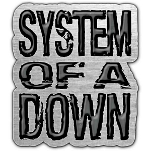 System Of A Down - Logo Pin Badge in the group MERCHANDISE / Merch / Hårdrock at Bengans Skivbutik AB (5537406)
