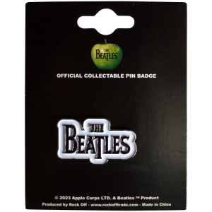 The Beatles - Drop T Logo Pin Badge in the group MERCHANDISE / Merch / Pop-Rock at Bengans Skivbutik AB (5537426)