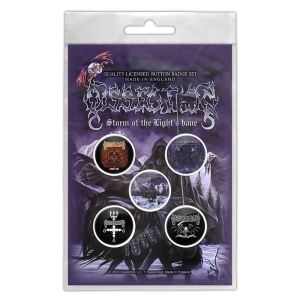 Dissection - Storm Of The Lights Bane Button Badge Pa in the group MERCHANDISE / Merch / Hårdrock at Bengans Skivbutik AB (5537462)