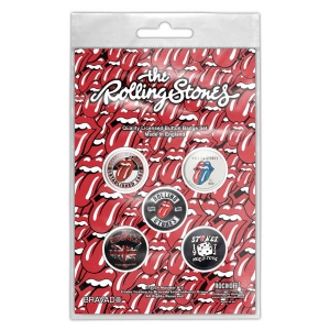 Rolling Stones - Tour Collection Button Badge Pack in the group MERCHANDISE at Bengans Skivbutik AB (5537477)