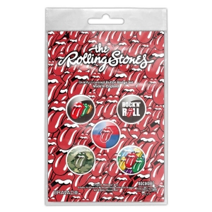 Rolling Stones - Rock 'N' Roll Button Badge Pack in the group MERCHANDISE / Merch / Pop-Rock at Bengans Skivbutik AB (5537478)