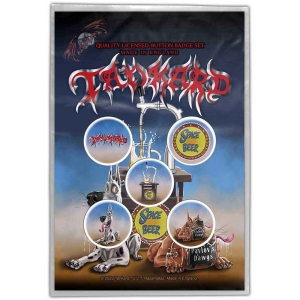 Tankard - Pavlov's Dawgs Button Badge Pack in the group MERCHANDISE / Merch / Hårdrock at Bengans Skivbutik AB (5537482)