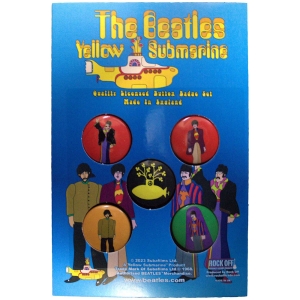 The Beatles - Yellow Submarine Button Badge Pack in the group MERCHANDISE / Merch / Pop-Rock at Bengans Skivbutik AB (5537492)