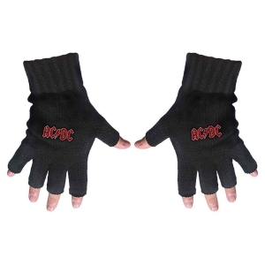 Ac/Dc - Classic Red Logo Fingerless Gloves in the group MERCH / Minsishops-merch / Ac/Dc at Bengans Skivbutik AB (5537576)