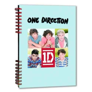 One Direction - 5 Head Shots A5 Notebook in the group MERCHANDISE / Merch / Pop-Rock at Bengans Skivbutik AB (5537597)