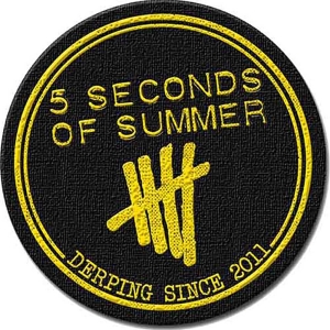 5 Seconds Of Summer - Derping Stamp Patch in the group OTHER / Övrigt /  at Bengans Skivbutik AB (5537643)