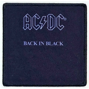 Ac/Dc - Back In Black Printed Patch in the group MERCH / Minsishops-merch / Ac/Dc at Bengans Skivbutik AB (5537646)