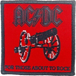 Ac/Dc - For Those About To Rock Woven Patch in the group MERCHANDISE / Merch / Hårdrock at Bengans Skivbutik AB (5537655)