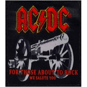 Ac/Dc - Canon Woven Logo Printed Patch in the group MERCH / Minsishops-merch / Ac/Dc at Bengans Skivbutik AB (5537660)