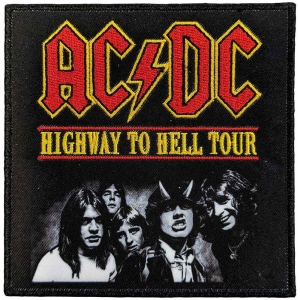 Ac/Dc - Highway To Hell Tour Woven Patch in the group MERCHANDISE / Merch / Hårdrock at Bengans Skivbutik AB (5537666)