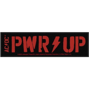 Ac/Dc - Pwr-Up Super Strip Patch in the group MERCH / Minsishops-merch / Ac/Dc at Bengans Skivbutik AB (5537692)