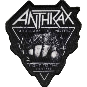 Anthrax - Soldier Of Metal Ftd Printed Patch in the group MERCHANDISE at Bengans Skivbutik AB (5537711)