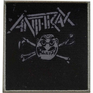 Anthrax - Cross Bones Printed Patch in the group MERCHANDISE at Bengans Skivbutik AB (5537716)