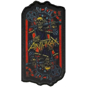 Anthrax - Evil King Printed Patch in the group MERCHANDISE / Merch / Hårdrock at Bengans Skivbutik AB (5537720)