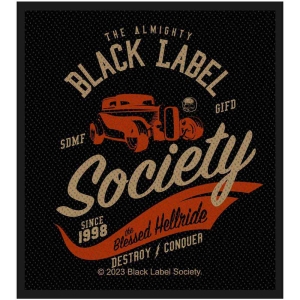 Black Label Society - The Blessed Hellride Standard Patch in the group MERCHANDISE / Merch / Hårdrock at Bengans Skivbutik AB (5537747)