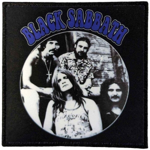 Black Sabbath - Band Photo Circle Printed Patch in the group MERCHANDISE / Merch / Hårdrock at Bengans Skivbutik AB (5537756)