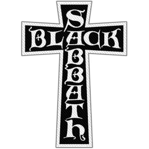 Black Sabbath - Cross Logo Cut Out Retail Packaged Patch in the group MERCHANDISE / Merch / Hårdrock at Bengans Skivbutik AB (5537761)