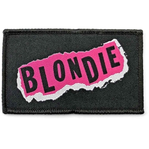 Blondie - Punk Logo Woven Patch in the group MERCHANDISE at Bengans Skivbutik AB (5537767)