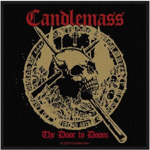 Candlemass - The Door To Doom Standard Patch in the group MERCHANDISE / Merch / Hårdrock at Bengans Skivbutik AB (5537785)