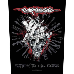 Carcass - Rotten To The Gore Back Patch in the group MERCHANDISE at Bengans Skivbutik AB (5537788)