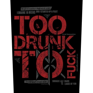 Dead Kennedys - Too Drunk To Fuck Back Patch in the group MERCHANDISE / Merch / Punk at Bengans Skivbutik AB (5537821)