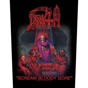 Death - Scream Bloody Gore Back Patch in the group MERCHANDISE / Merch / Hårdrock at Bengans Skivbutik AB (5537823)