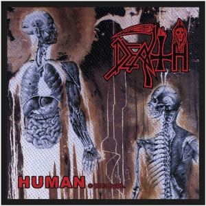 Death - Human Standard Patch in the group MERCHANDISE / Merch / Hårdrock at Bengans Skivbutik AB (5537827)