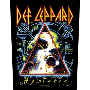 Def Leppard - Hysteria Back Patch in the group MERCHANDISE / Merch / Hårdrock at Bengans Skivbutik AB (5537829)