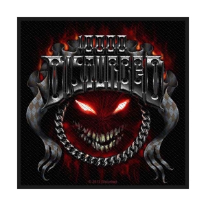 Disturbed - Chrome Smiley Standard Patch in the group MERCHANDISE / Merch / Hårdrock at Bengans Skivbutik AB (5537845)