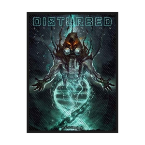 Disturbed - Evolution Hooded Standard Patch in the group MERCHANDISE / Merch / Hårdrock at Bengans Skivbutik AB (5537849)