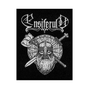 Ensiferum - Sword & Axe Standard Patch in the group MERCHANDISE / Merch / Hårdrock at Bengans Skivbutik AB (5537857)
