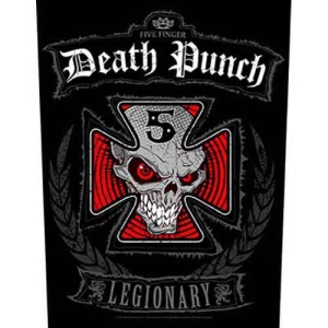 Five Finger Death Punch - Legionary Back Patch in the group MERCHANDISE / Merch / Hårdrock at Bengans Skivbutik AB (5537863)