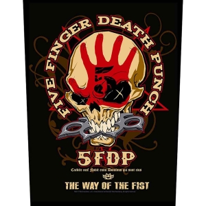 Five Finger Death Punch - Way Of The Fist Back Patch in the group MERCHANDISE / Merch / Hårdrock at Bengans Skivbutik AB (5537866)