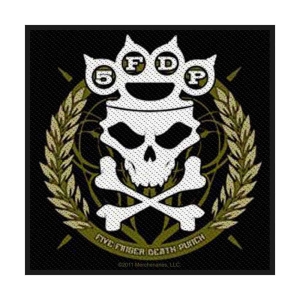 Five Finger Death Punch - Knuckles Crown Standard Patch in the group MERCHANDISE at Bengans Skivbutik AB (5537867)