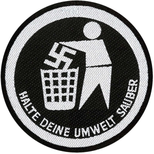 Generic - Halte Deine... Standard Patch in the group OTHER / MK Export CDON Merch at Bengans Skivbutik AB (5537877)