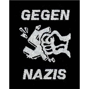 Generic - Gegen Nazis Standard Patch in the group OTHER / MK Export CDON Merch at Bengans Skivbutik AB (5537878)