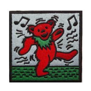 Grateful Dead - Dancing Bear Woven Patch in the group MERCHANDISE / Merch / Pop-Rock at Bengans Skivbutik AB (5537909)