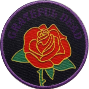 Grateful Dead - Rose Printed Patch in the group MERCHANDISE / Merch / Pop-Rock at Bengans Skivbutik AB (5537913)