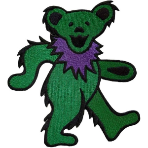 Grateful Dead - Green Dancing Bear Woven Patch in the group MERCHANDISE / Merch / Pop-Rock at Bengans Skivbutik AB (5537918)