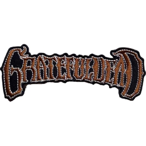 Grateful Dead - Gold Logo Woven Patch in the group MERCHANDISE / Merch / Pop-Rock at Bengans Skivbutik AB (5537927)