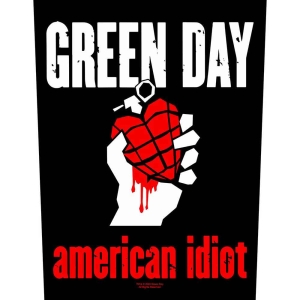 Green Day - American Idiot Back Patch in the group MERCHANDISE / Merch / Punk at Bengans Skivbutik AB (5537932)